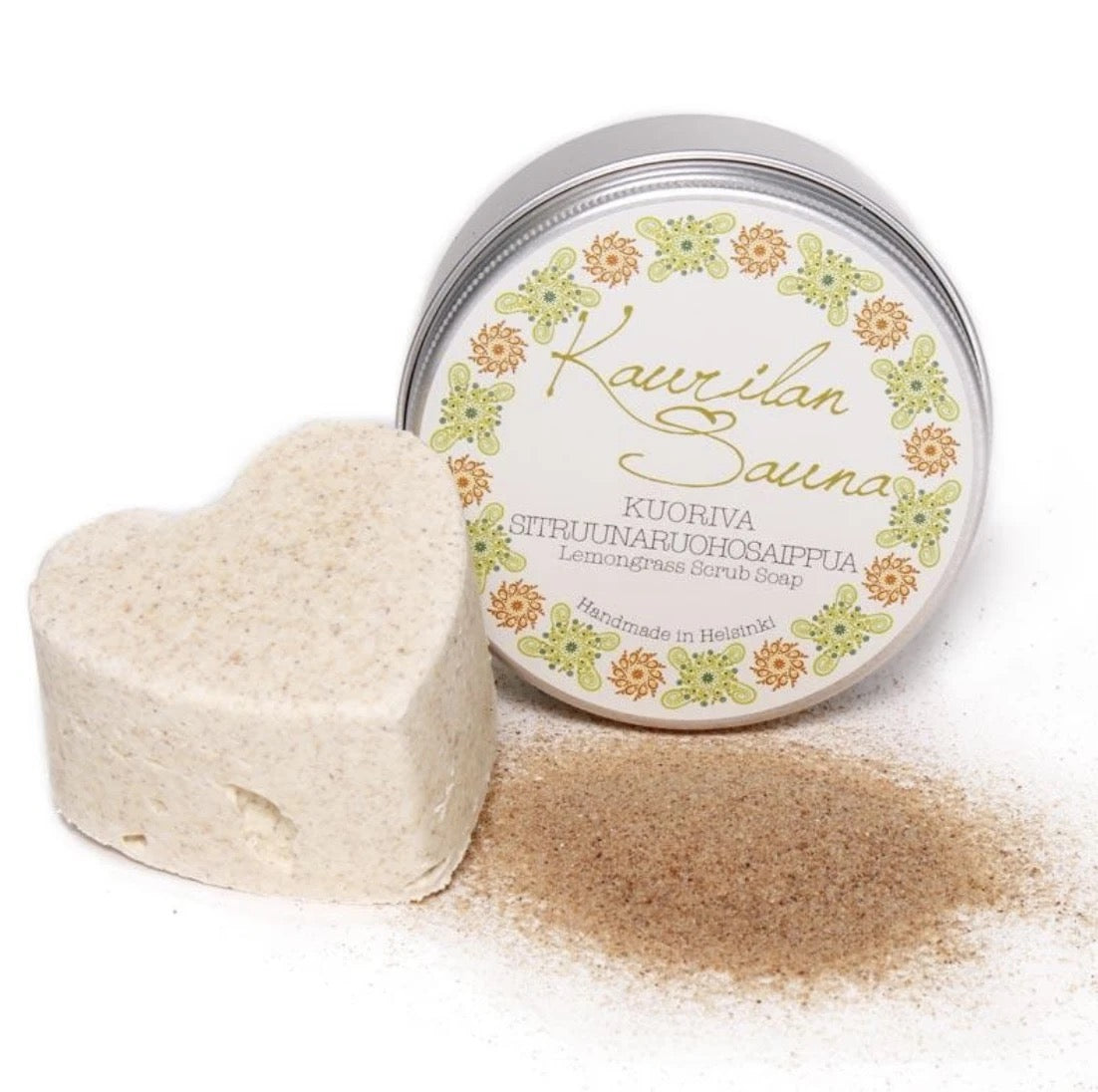 Kuoriva Sitruunaruohosaippua 110 g Metallirasia