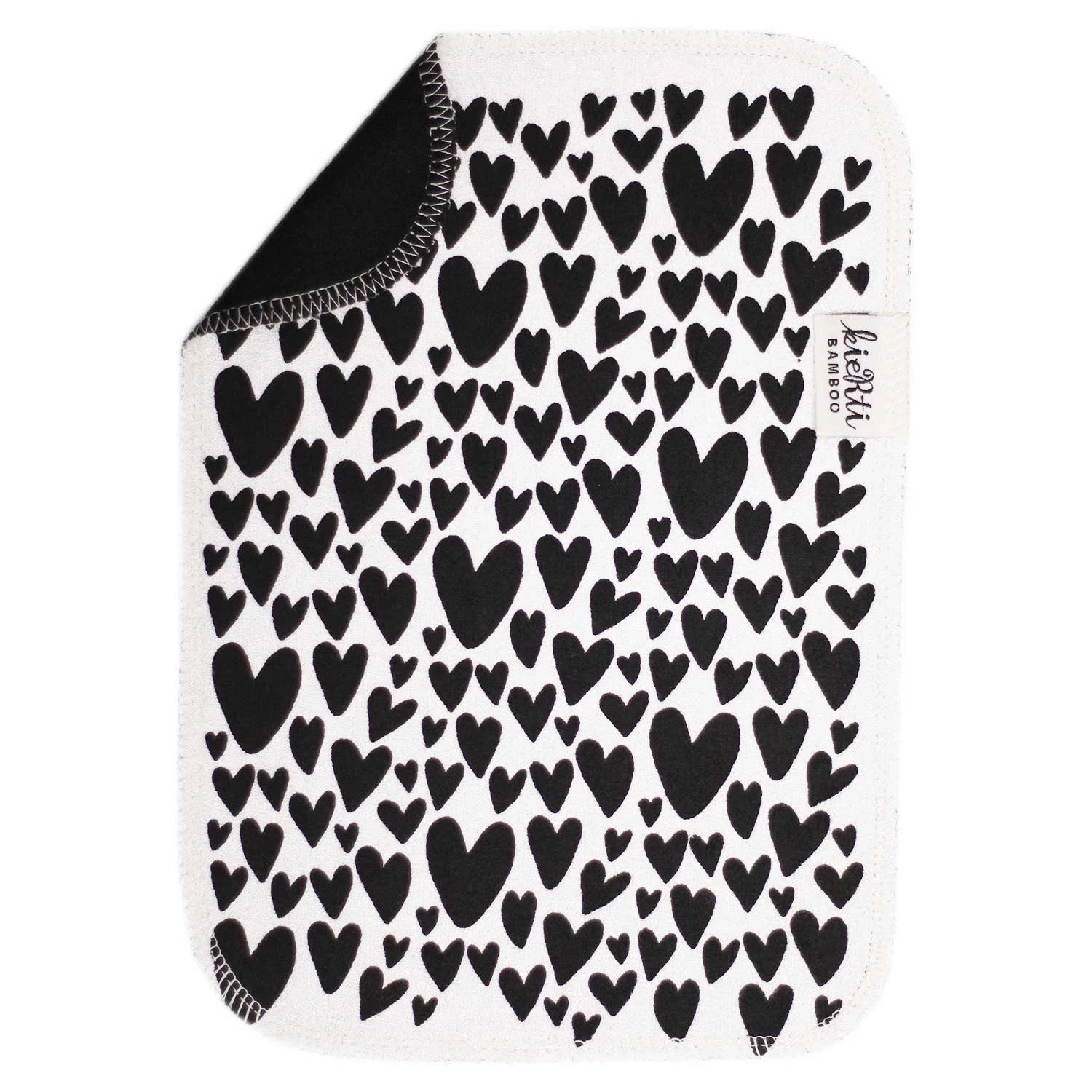 Bambuinen tiskirätti "Hertta" Musta