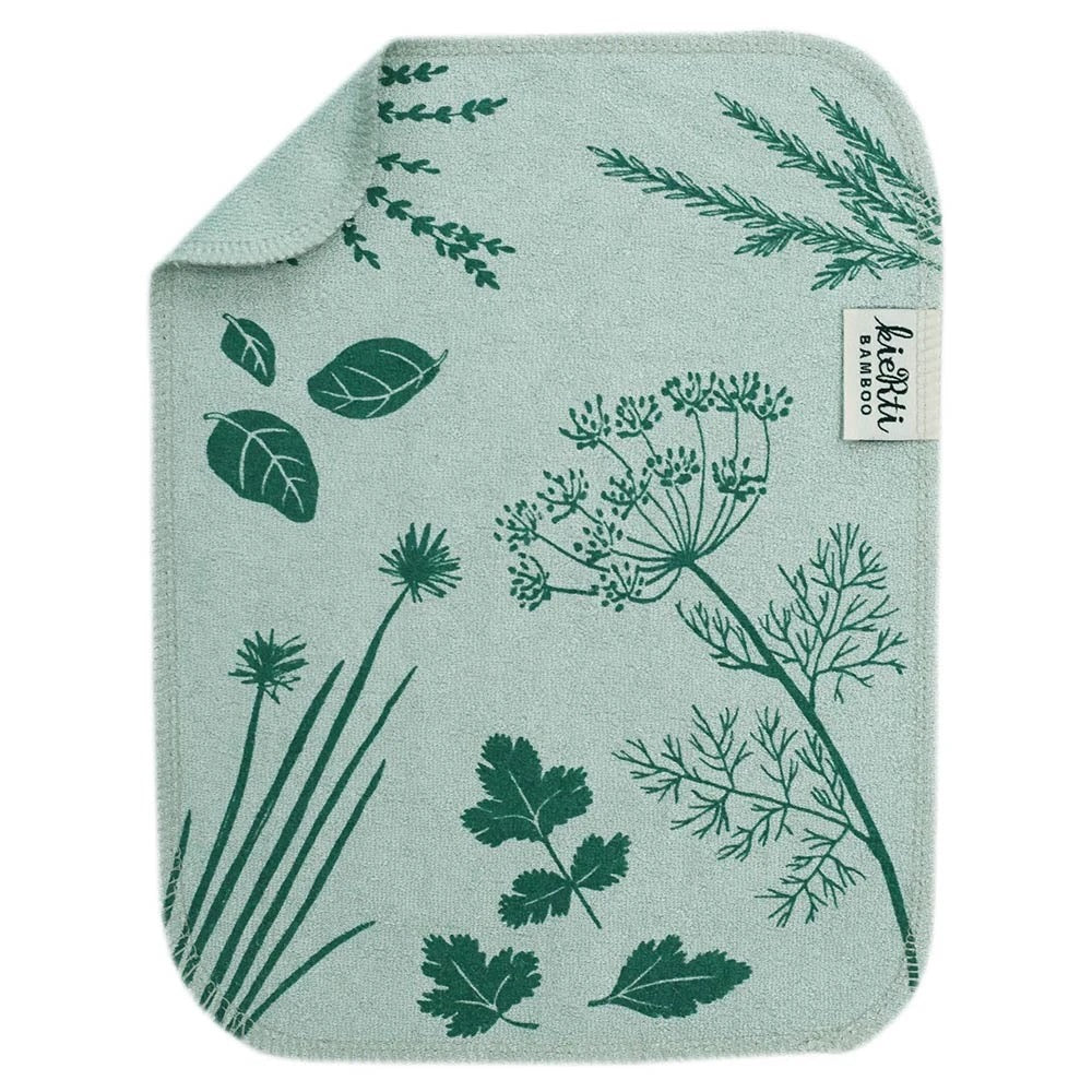 Bambuinen tiskirätti "Yrtit"