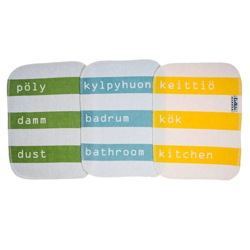 Bambuinen siivoussetti "Aurinkoinen"