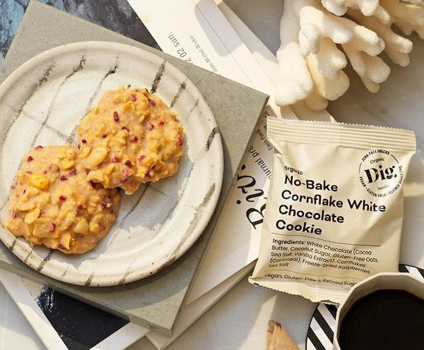 Cornflake-valkosuklaakeksi 30 g, Dig